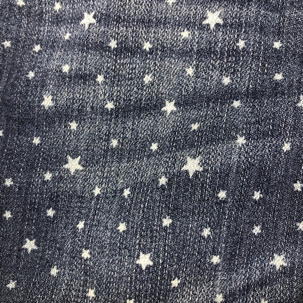 Justice Premium Skinny Jeans Star Print size 6 - Picture 3 of 7